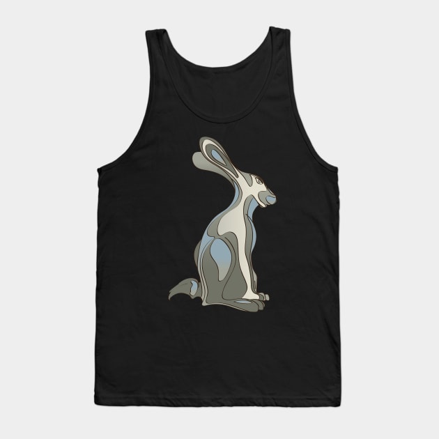 Hare - Contour Tank Top by Kat C.